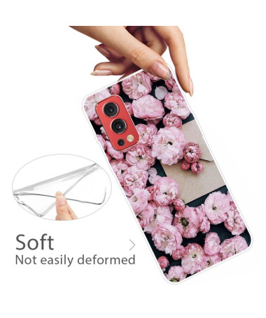 Coque OnePlus Nord 2 5G Fleur ROSE