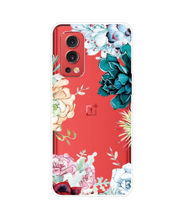 Coque OnePlus Nord 2 5G variété de fleurs