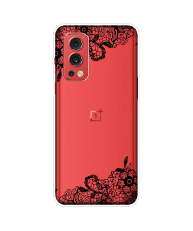 Coque OnePlus Nord 2 5G fleur dentelle