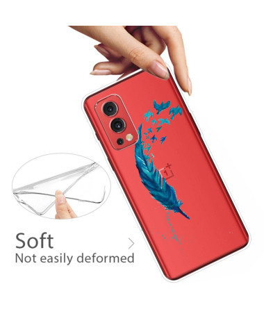 Coque OnePlus Nord 2 5G Plume et Oiseaux