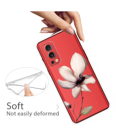 Coque OnePlus Nord 2 5G fleur sauvage