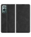 Étui OnePlus 9 Pro simili cuir fonction stand - Noir