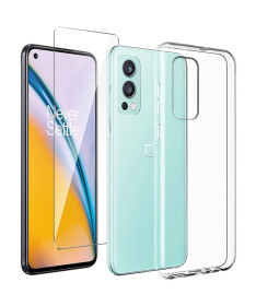 OnePlus Nord 2 5G - Coque + protection d'écran en verre trempé