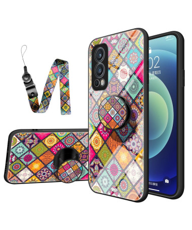 Coque OnePlus Nord 2 5G Kaleidoscope Mandala avec support