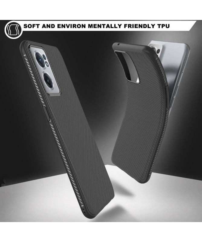 Coque OnePlus Nord CE 2 5G Effet Strié en Silicone