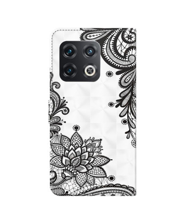 Housse OnePlus 10 Pro 5G Fleurs Dentelle