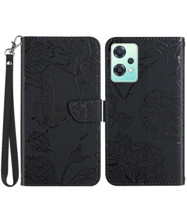 Housse OnePlus Nord CE 2 Lite 5G Illustration Papillon et Fleurs