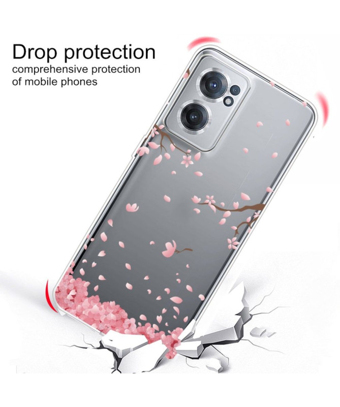 Coque OnePlus Nord CE 2 5G pétales de fleurs