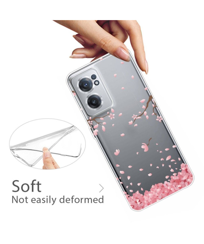 Coque OnePlus Nord CE 2 5G pétales de fleurs