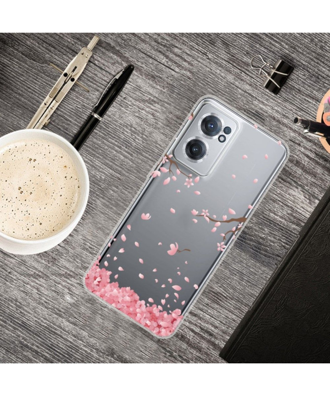 Coque OnePlus Nord CE 2 5G pétales de fleurs