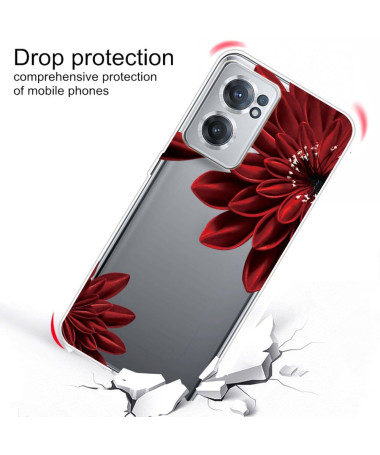 Coque OnePlus Nord CE 2 5G Pétales Rouges