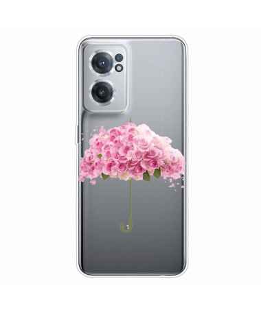 Coque OnePlus Nord CE 2 5G parapluie fleuri