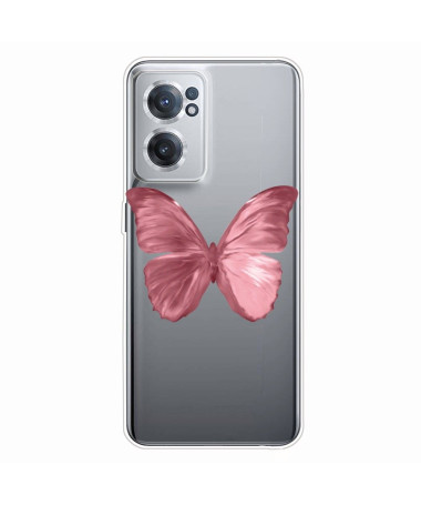 Coque OnePlus Nord CE 2 5G Papillon Rose