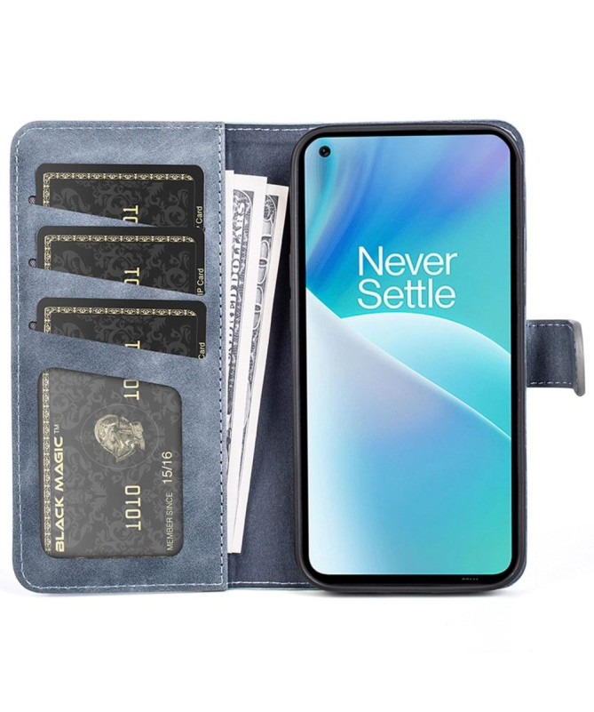 Housse OnePlus Nord 2T 5G Stand Folio Bicolore