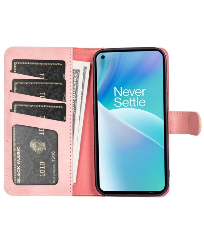 Housse OnePlus Nord 2T 5G Stand Folio Bicolore