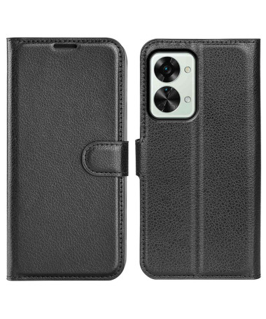 Housse OnePlus Nord 2T 5G portefeuille style cuir