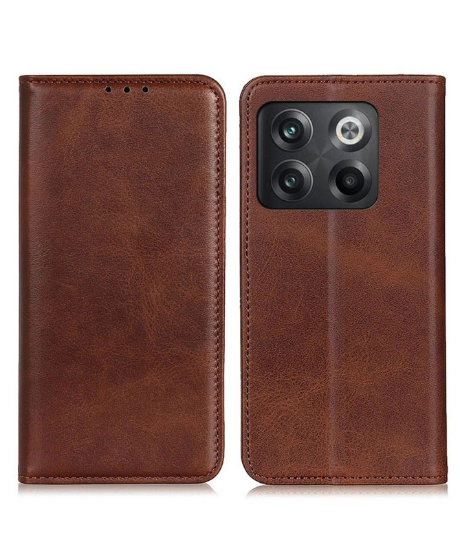 Housse OnePlus 10T 5G Simone Flip simili cuir vieilli