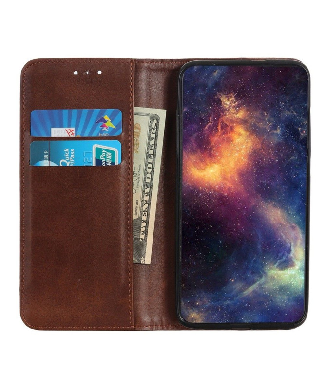 Housse OnePlus 10T 5G Simone Flip simili cuir vieilli