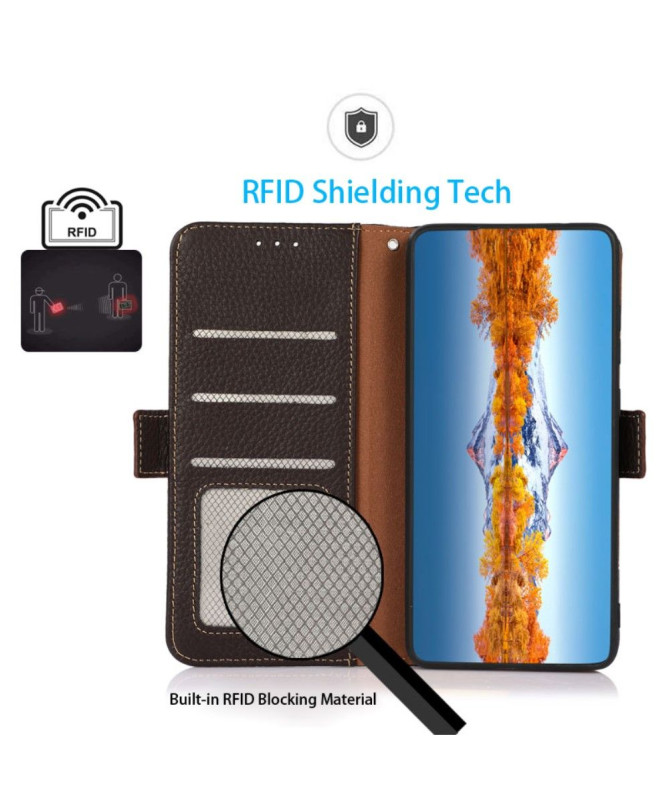 Housse OnePlus 10T 5G KHAZNEH cuir grainé first