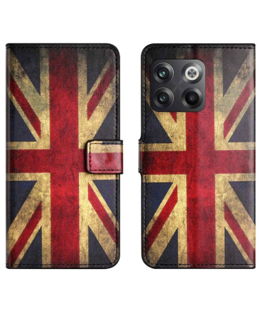 Housse OnePlus 10T 5G Drapeau Anglais Vintage