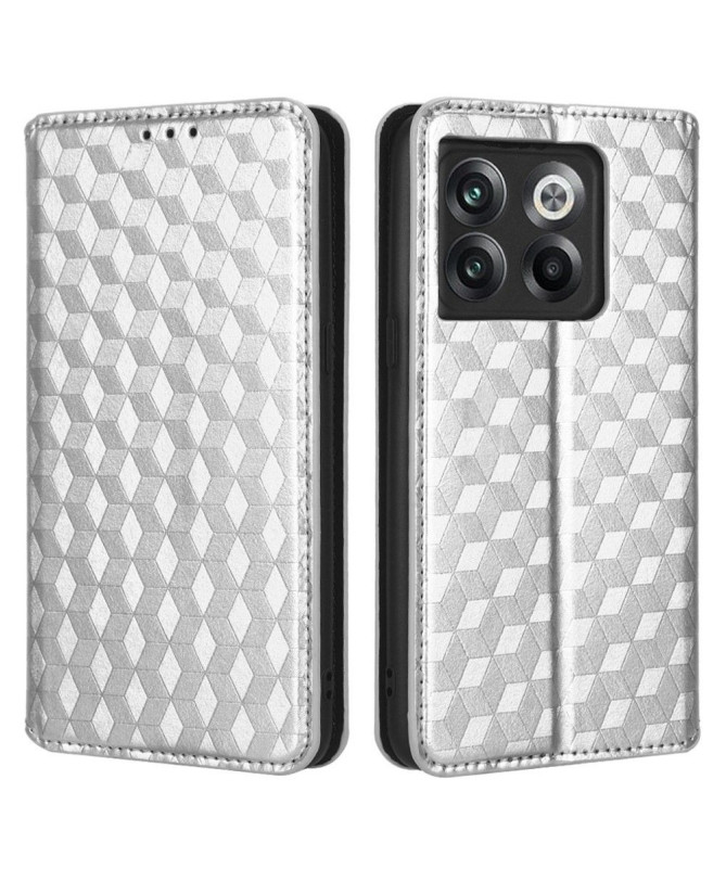 Housse OnePlus 10T 5G flip cover design géométrie