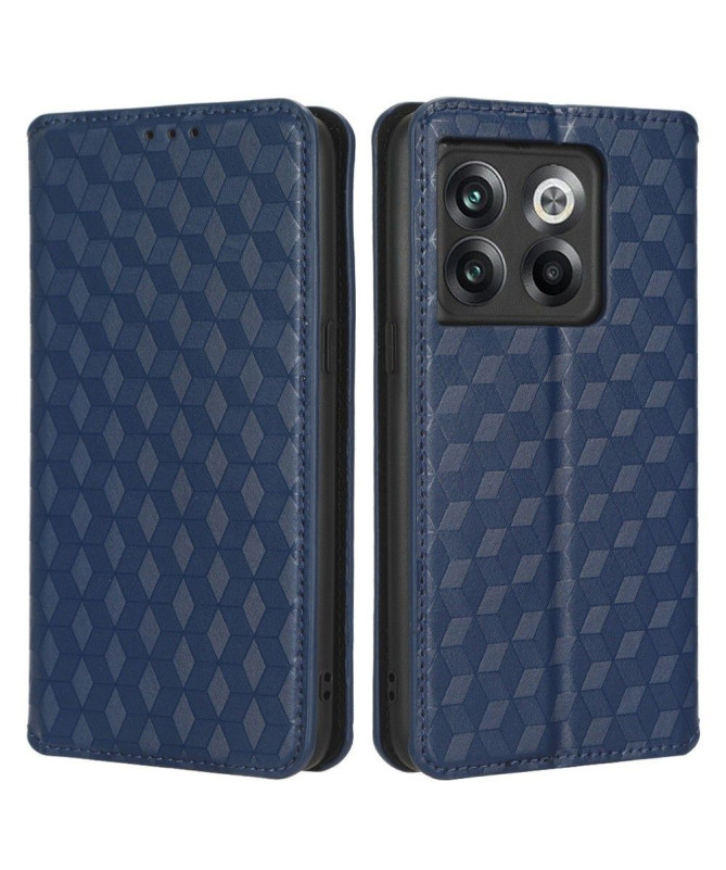 Housse OnePlus 10T 5G flip cover design géométrie