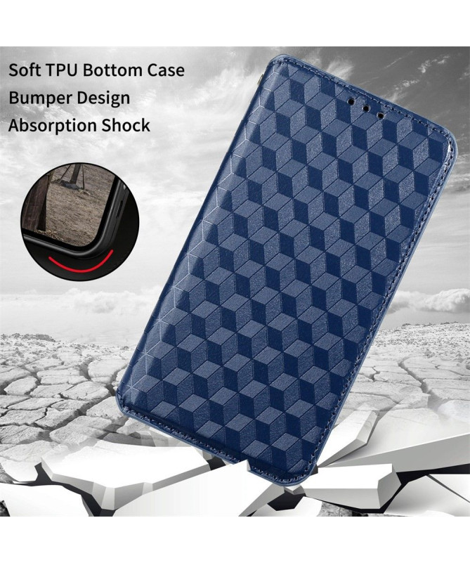 Housse OnePlus 10T 5G flip cover design géométrie