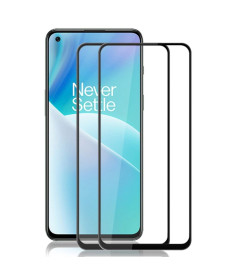 Protections d'écran OnePlus Nord 2T 5G en verre trempé Full Size (2 pièces)