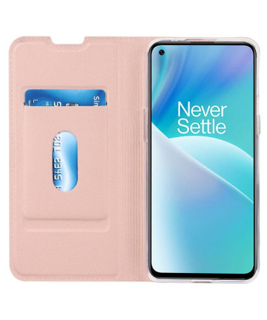 Housse OnePlus Nord 2T 5G Simili Cuir Minimaliste Business