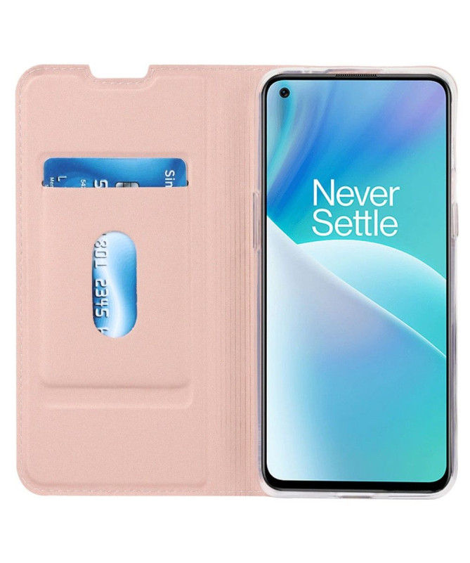 Housse OnePlus Nord 2T 5G Simili Cuir Minimaliste Business