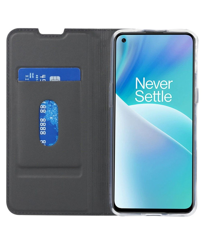 Housse OnePlus Nord 2T 5G Simili Cuir Minimaliste Business