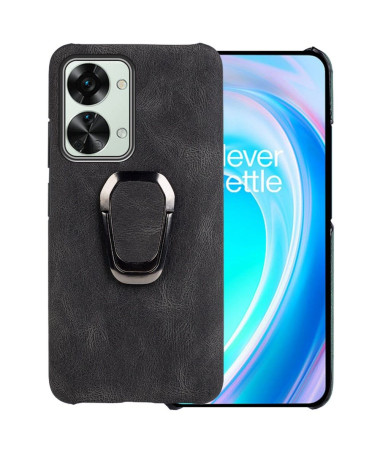 Coque OnePlus Nord 2T 5G imitation cuir avec support