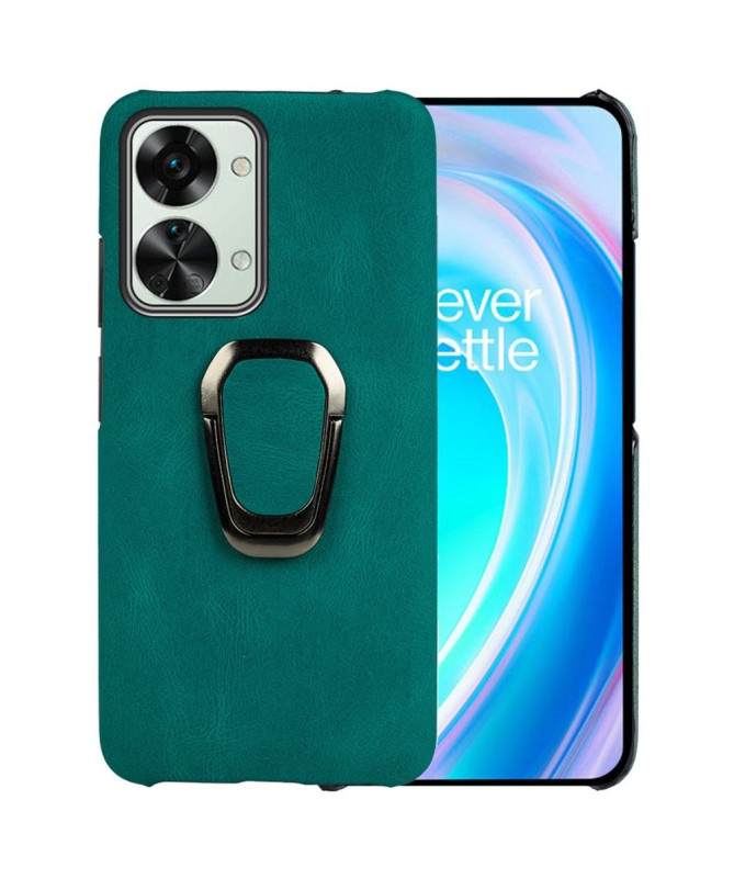 Coque OnePlus Nord 2T 5G imitation cuir avec support