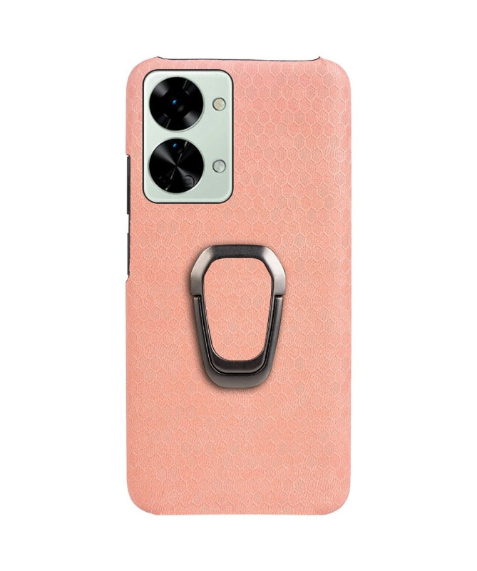 Coque OnePlus Nord 2T 5G design nid d'abeille fonction support