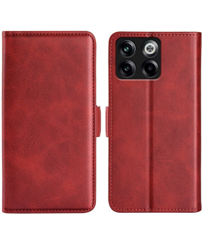 Étui OnePlus 10T 5G portefeuille simili cuir mat
