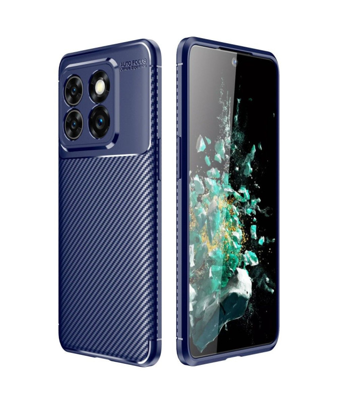 Coque OnePlus 10T 5G style fibre de carbone - Noir - photo 5