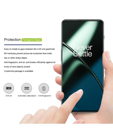 Protection d’écran OnePlus 11 5G en verre trempé full size