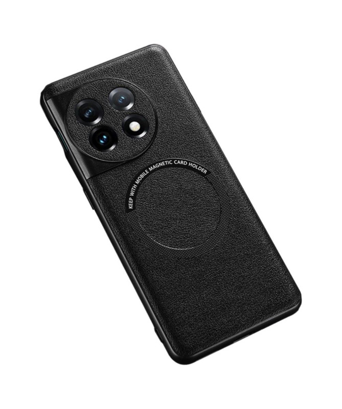 Coque OnePlus 11 5G Simili Cuir avec Cercle