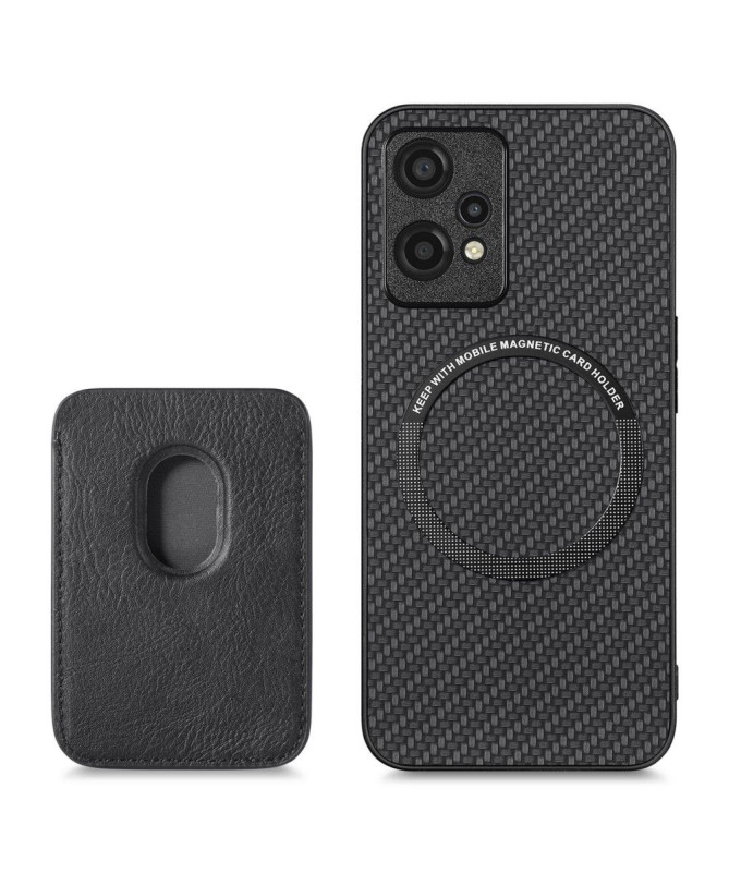 Coque OnePlus Nord CE 2 Lite 5G Fibre de Carbone Porte-cartes détachable