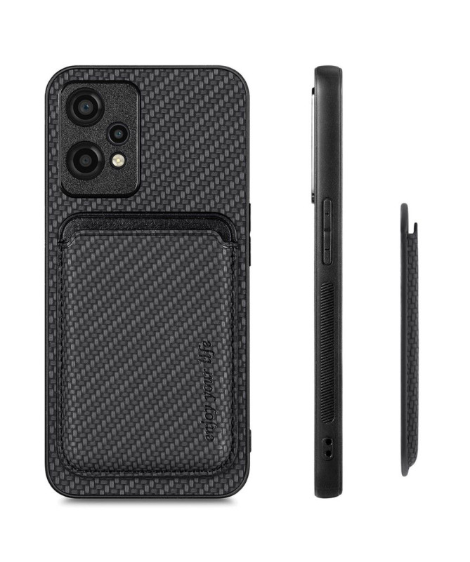 Coque OnePlus Nord CE 2 Lite 5G Fibre de Carbone Porte-cartes détachable