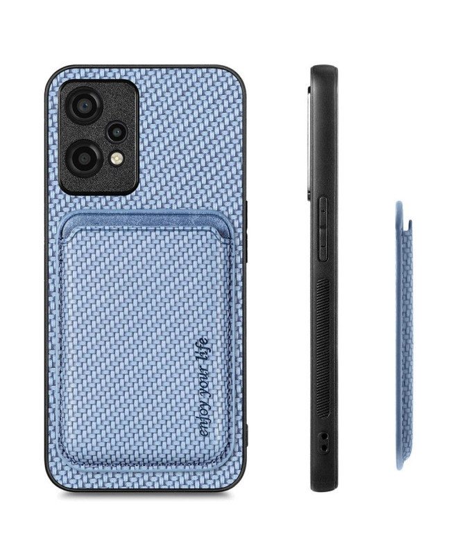 Coque OnePlus Nord CE 2 Lite 5G Fibre de Carbone Porte-cartes détachable