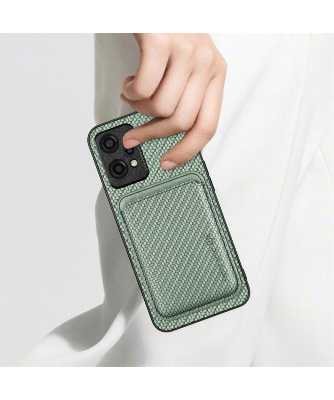 Coque OnePlus Nord CE 2 Lite 5G Fibre de Carbone Porte-cartes détachable