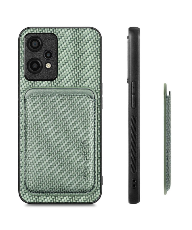 Coque OnePlus Nord CE 2 Lite 5G Fibre de Carbone Porte-cartes détachable