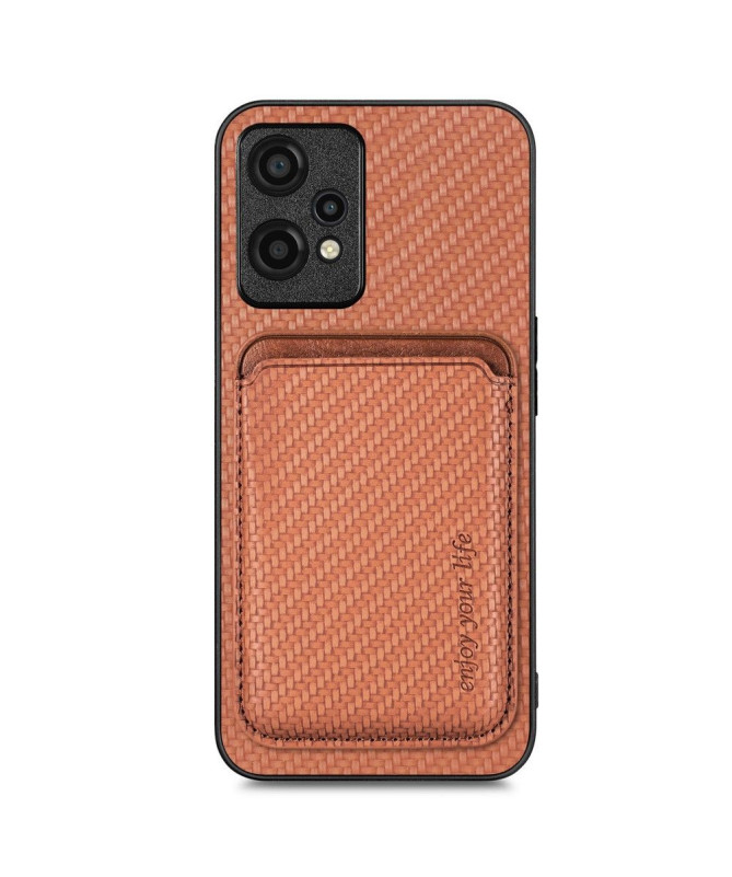 Coque OnePlus Nord CE 2 Lite 5G Fibre de Carbone Porte-cartes détachable