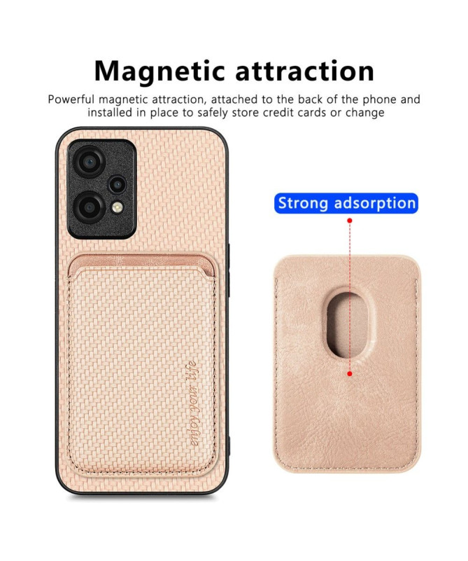 Coque OnePlus Nord CE 2 Lite 5G Fibre de Carbone Porte-cartes détachable