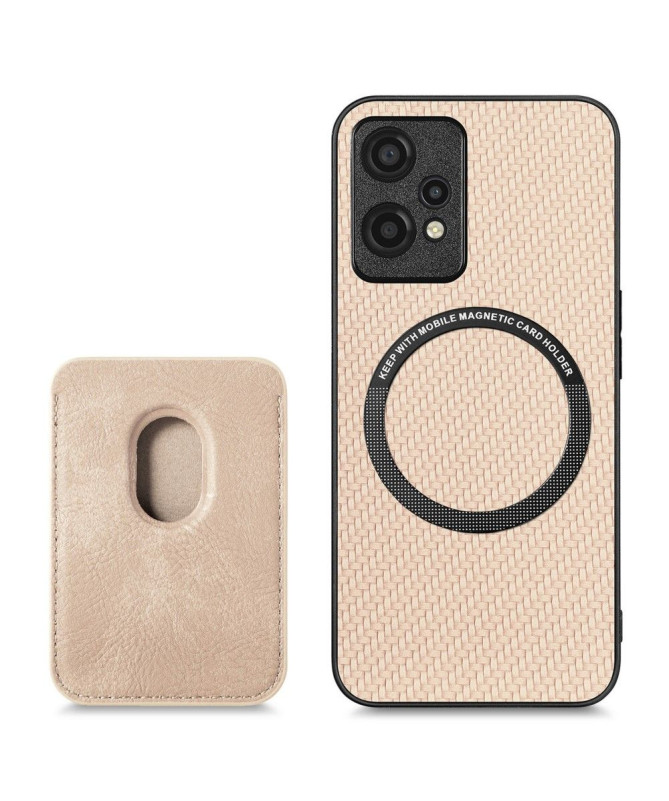 Coque OnePlus Nord CE 2 Lite 5G Fibre de Carbone Porte-cartes détachable