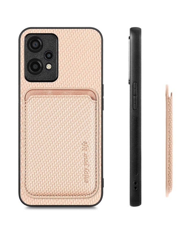 Coque OnePlus Nord CE 2 Lite 5G Fibre de Carbone Porte-cartes détachable