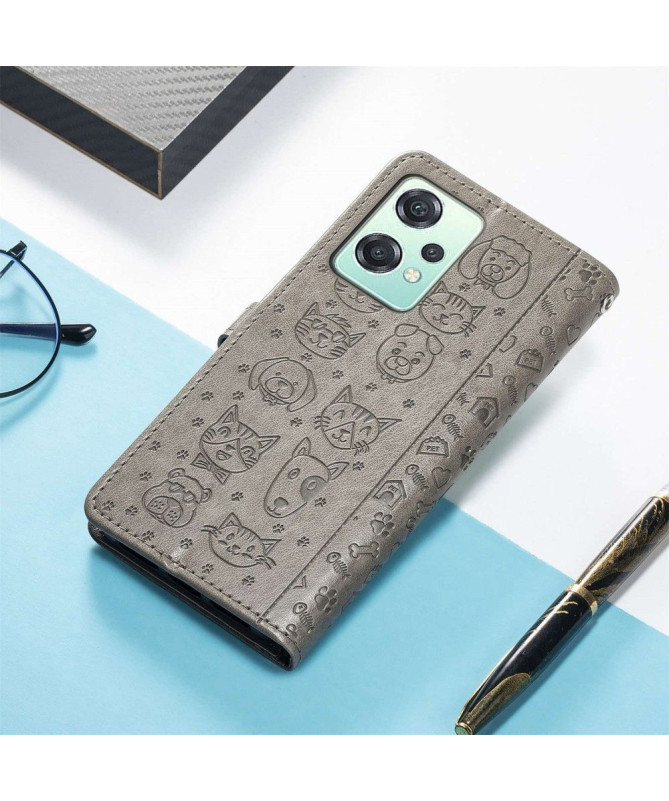 Housse OnePlus Nord CE 2 Lite 5G animaux en relief
