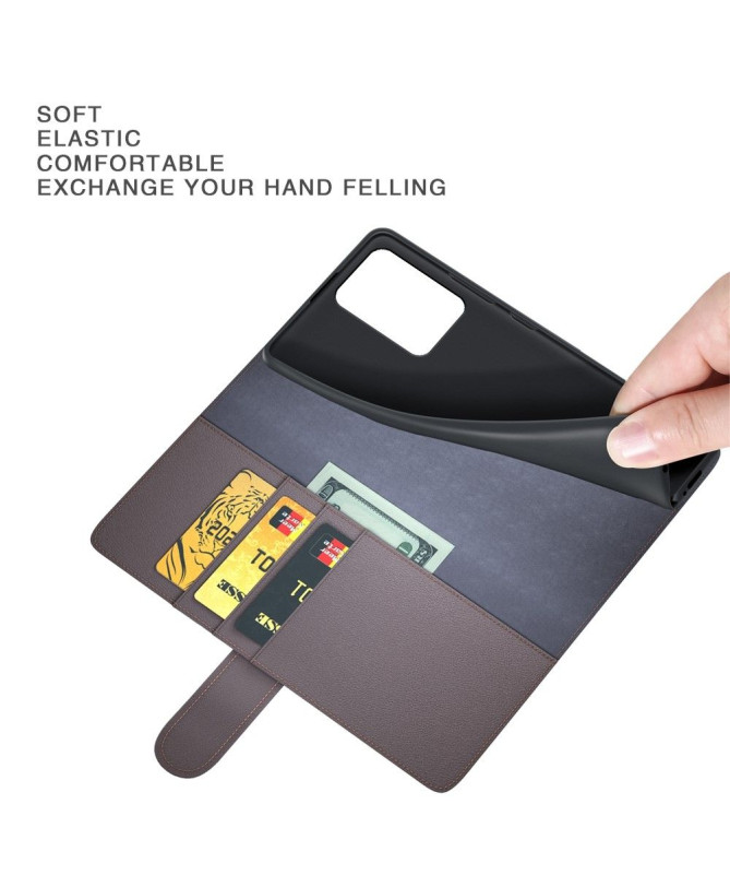 Étui OnePlus Nord CE 2 Lite 5G portefeuille en cuir premium