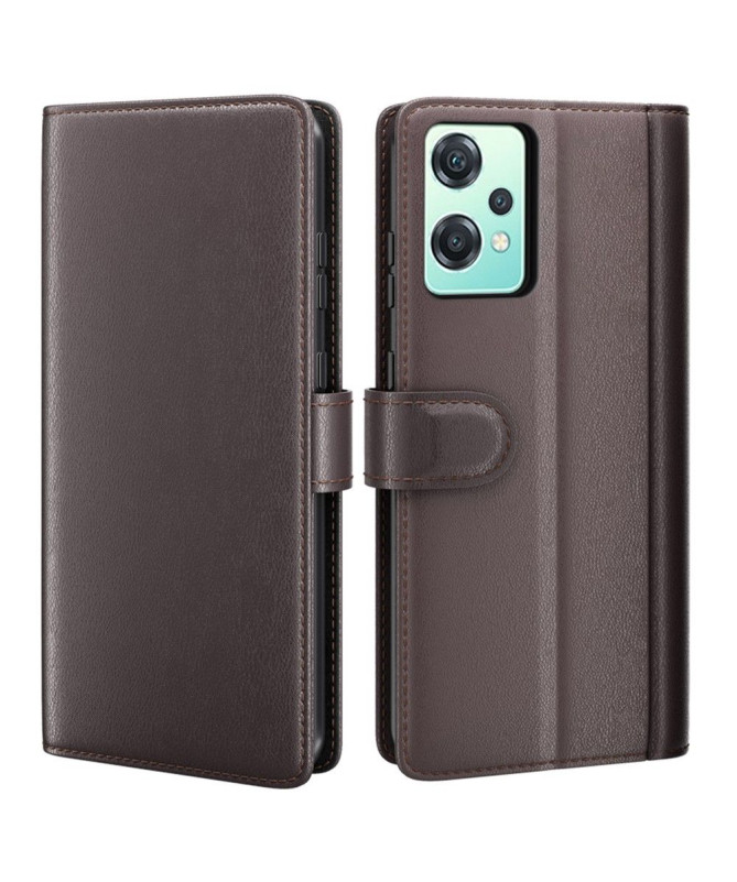 Étui OnePlus Nord CE 2 Lite 5G portefeuille en cuir premium